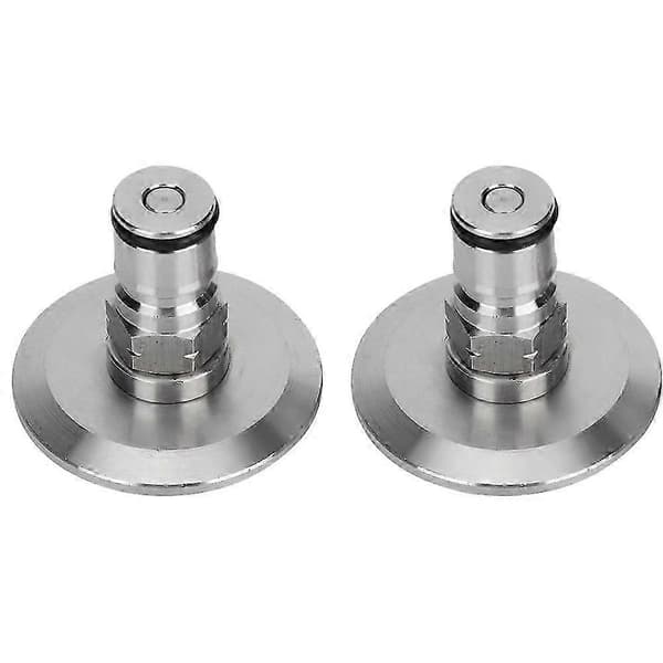 Rustfritt stål Homebrew Keg Adapter 1.5in TriClamp til Ball Lock Post Fitting 2 stk