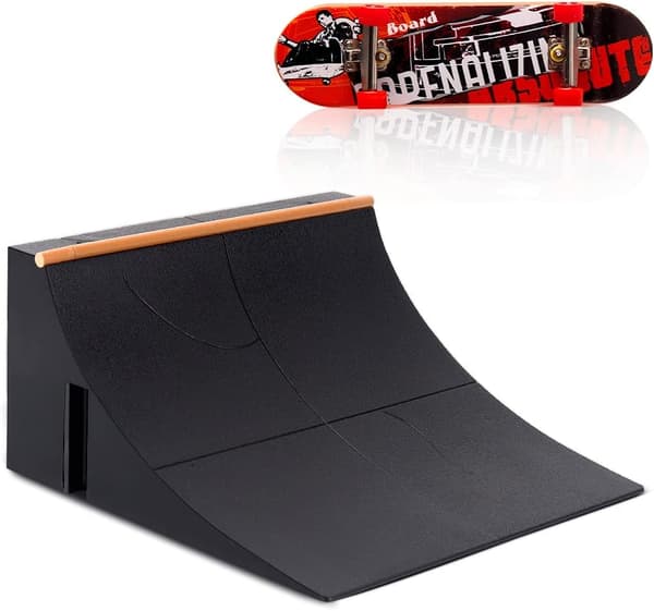Miniskateboardramp och tillbehörsset, Skate Park Deck Truck Boa
