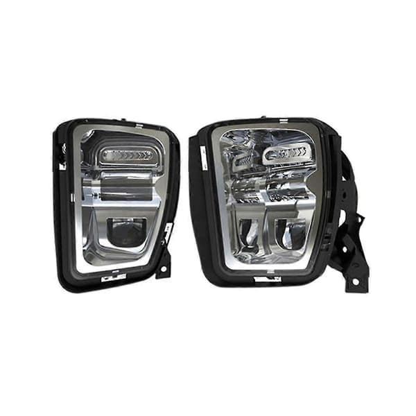 2 stk LED tåkelys for Ram 1500 2013-2018 Støtfanger Tåkelys Klare 68104821ac, 68104820ac