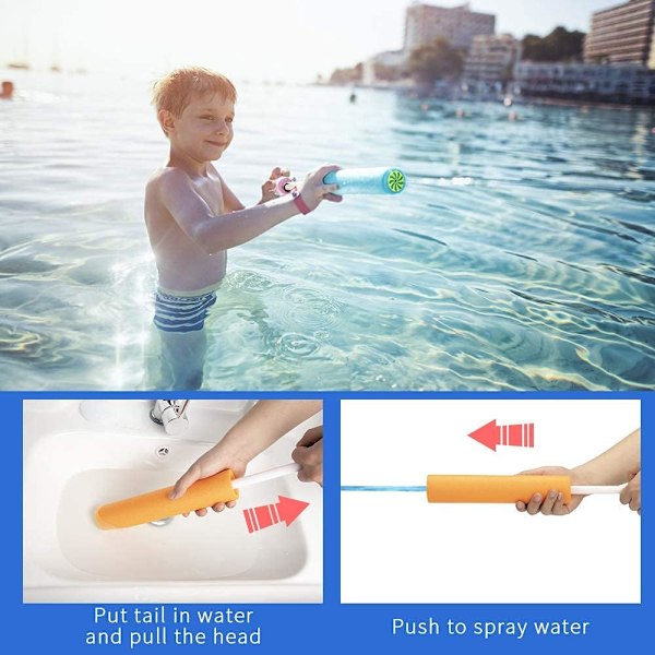 Super Value Vattenpistolset, Spännande Vattenlek För Alla Åldrar, 4-pack Super Soakers Med Lång Räckvidd, Perfekt För Sommarens Pool- och Strandlekar
