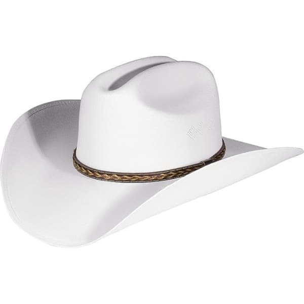 Cowboyhat i Stetson-stil Sommer Western Ridebredskygge Blå