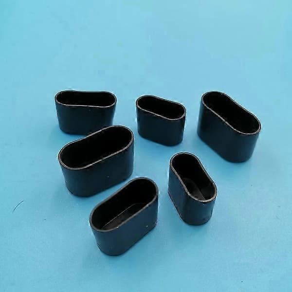 8-pack Stolsbensskydd 30x15mm Oval Rör Trädgårdsstolsbensskydd
