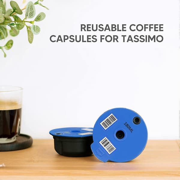 Gjenbrukbar Kaffekapsel Pod For Kaffebrygger Påfyllbare Kaffeskiver For Bo-sch Maskin-60ml
