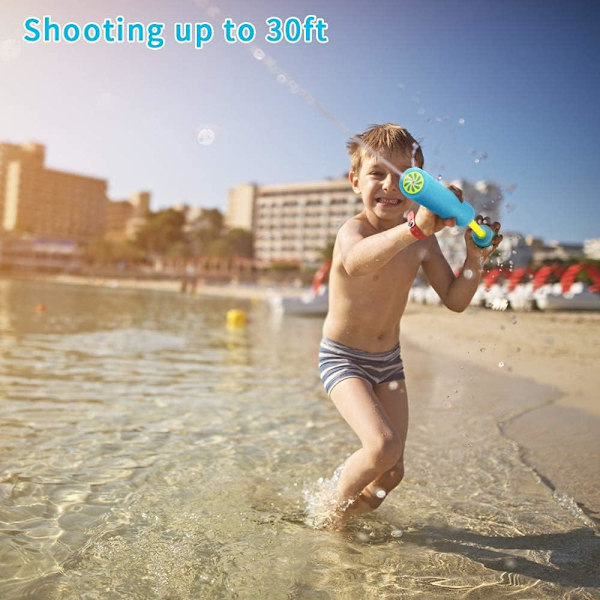 Super Value Vattenpistolset, Spännande Vattenlek För Alla Åldrar, 4-pack Super Soakers Med Lång Räckvidd, Perfekt För Sommarens Pool- och Strandlekar