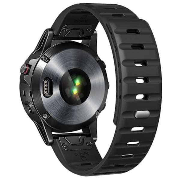 Type A silikonebånd til Garmin Fenix 8 51mm/Enduro 3/Enduro 2 26mm Quick Release Magnetisk Urrem Stil A Style B