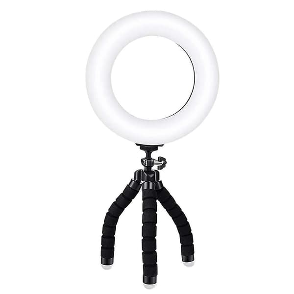 Ring Light Clip Laptop Med Tripod Clip Videokonferanselys For Video Makeup