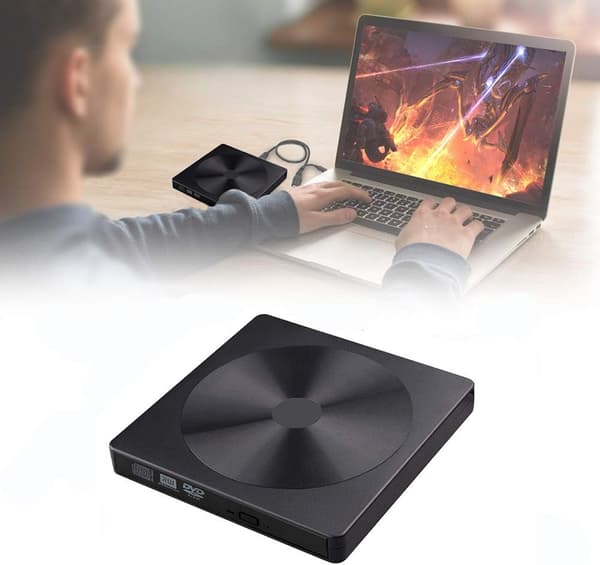 Extern CD DVD-enhet, brännare Typ C USB 3.0 CD DVD-brännare Combo Höghastighets Återbrännare för Laptop Notebook PC Stationär Dator