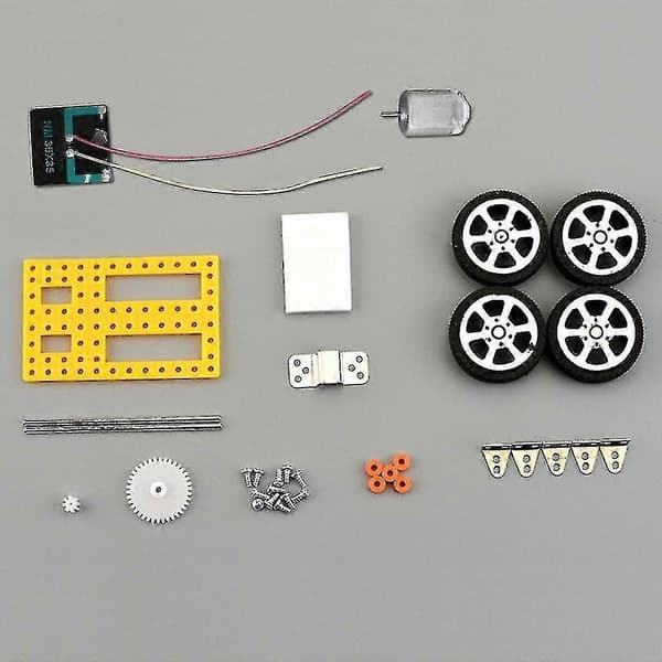 Solarbil DIY Leksaksset Solcellsdriven Bil Kit Utbildningsvetenskap För Barn