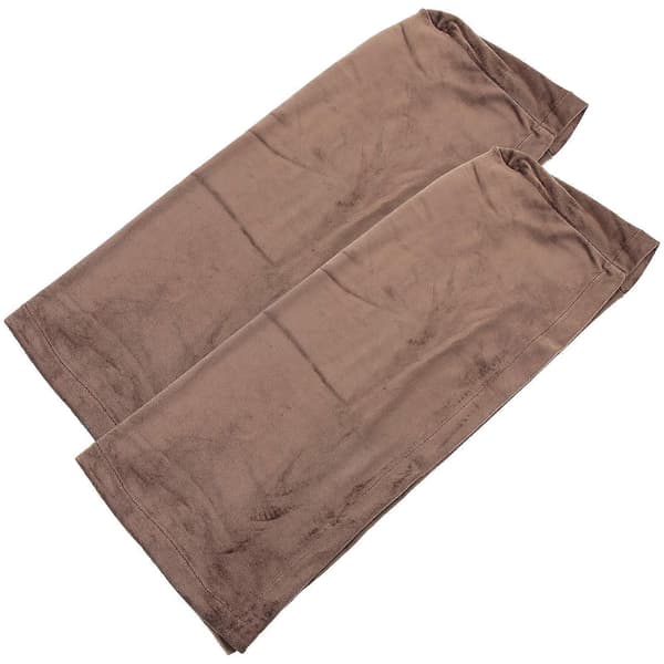2 stk universelle sofatrekk elastisk armlenbeskytter ensfarget armlenbeskyttelsesduk Khaki