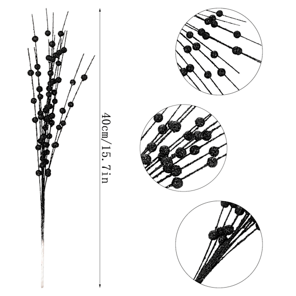 Rosa 40cm/Skumfrukt (Enkel Stam, Huvudbilden Visar En Buffekt)