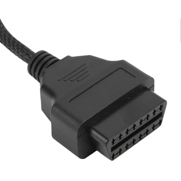 OBD2 diagnoseadapter 12V-24V ABS varmebestandig slitesterk universell for bil MPPS V21