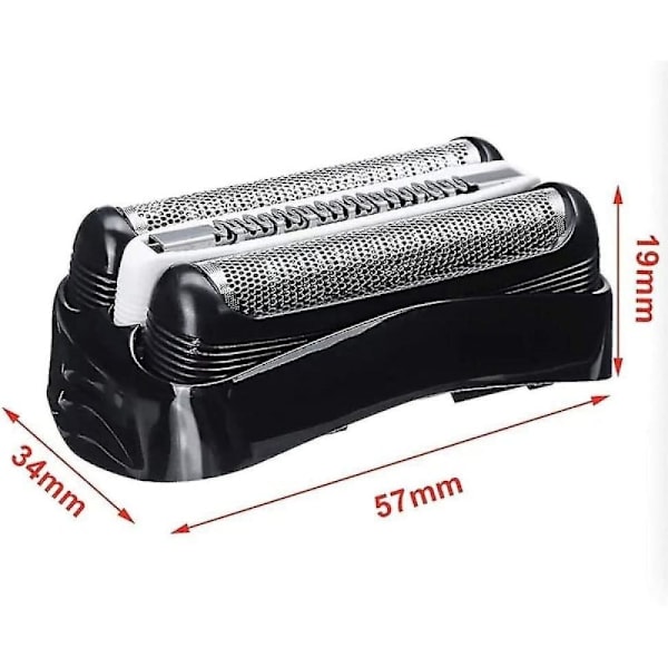 Erstatningshode for barbermaskin, for Braun 3-serie
