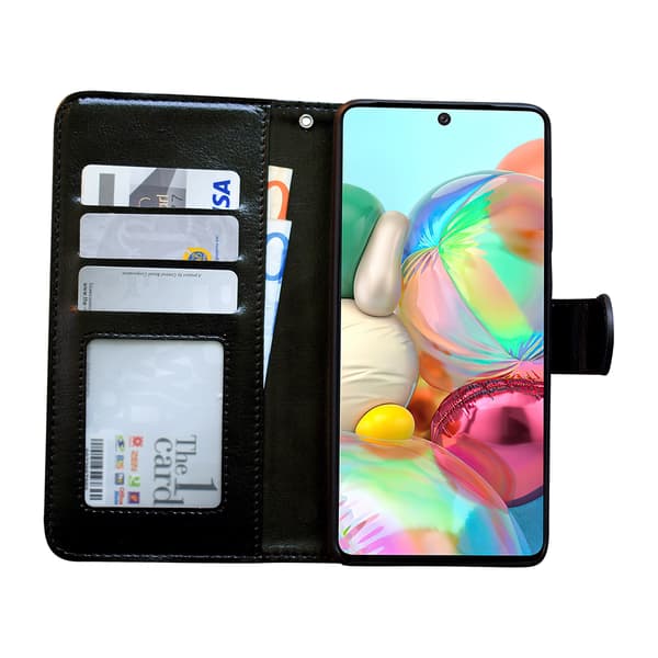 Galaxy A53 5G, Nahkakotelo, Suoja, Ruskea Brun