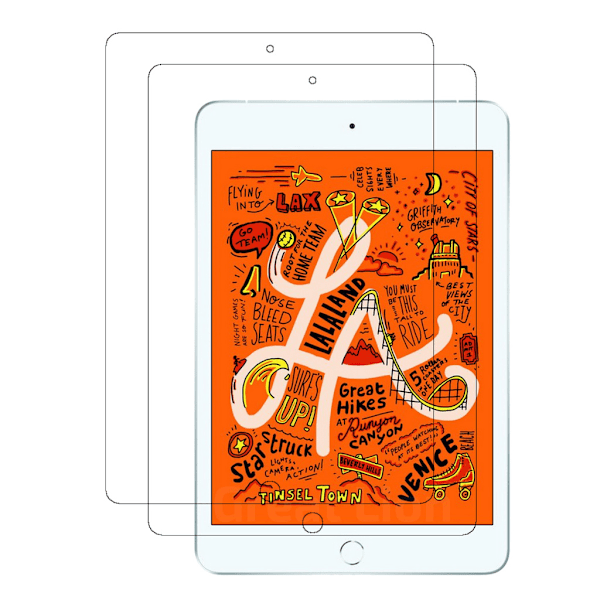 2-Pack Skärmskydd  iPad Mini (2019) / iPad Mini 5 Displayskydd 2ST Transparent