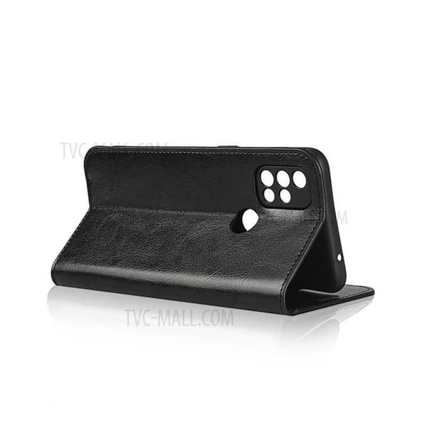 OnePlus Nord N10 Pungcover PU-læder 4-rum Sort