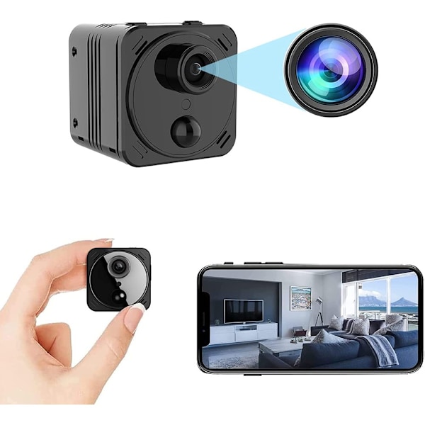 Inomhuskamera, Hybrid Zoom Magnetisk 4K Trådlös Nanny Cam för Hemmet, Auto Mörkerseende AI Människodetektering, 100 Dagars Batteritid, Fungerar med