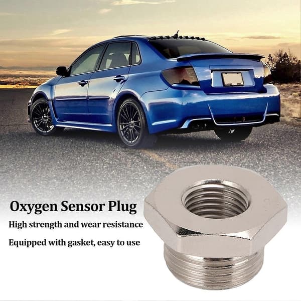 Oksygensensoradapter Metall M18x1.5 M12x1.25 Gjenge O2 Transduserplugg Biltilbehør
