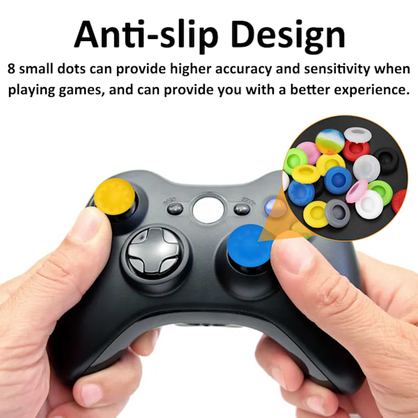 Kontrollskydd, Texturerad Yta Tumgrepp Kontrollförbättring, Högkvalitativ Professionell Stil För Ps3/Ps4/Ps5/360/One/Pro Kontroller, 10