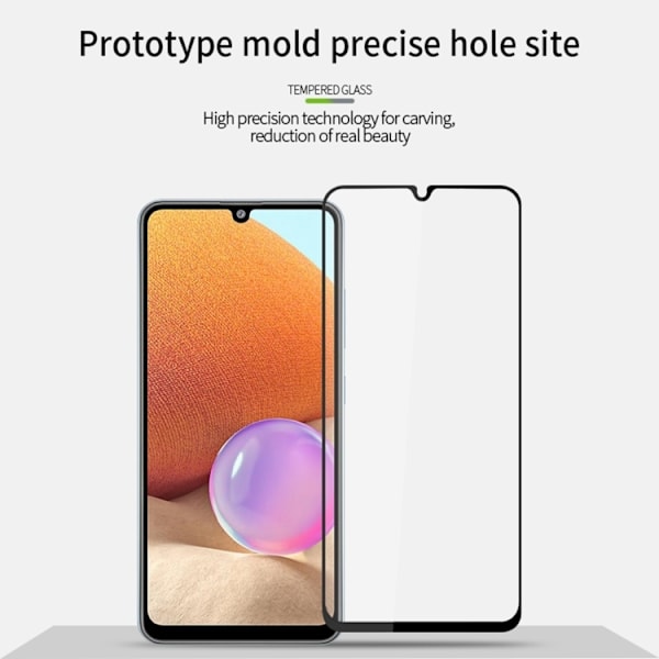 Samsung Galaxy A34 - Heltäckande Härdat Skyddsglas