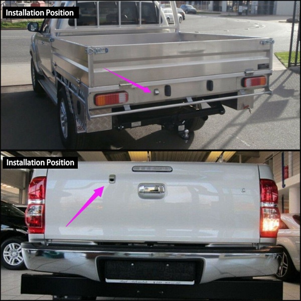 Bakkamera för Toyota Hilux AN120 AN130 2010-2018 - Backkamera, Parkering, Baklucka