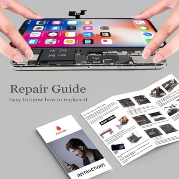 iPhone 11:n vaihtonäyttö lisävarusteineen