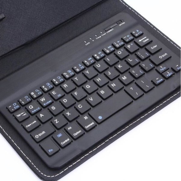 Trådlöst Bluetooth tangentbord, PU- case med stativ för