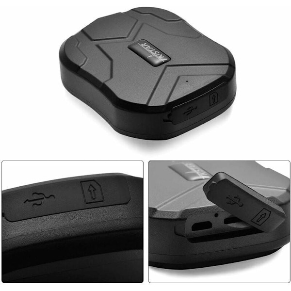 GPS-lokalisator för fordon, exakt positioneringssystem med multifunktionell realtidsspårning, vattentät och stark magnetisk design för dold montering