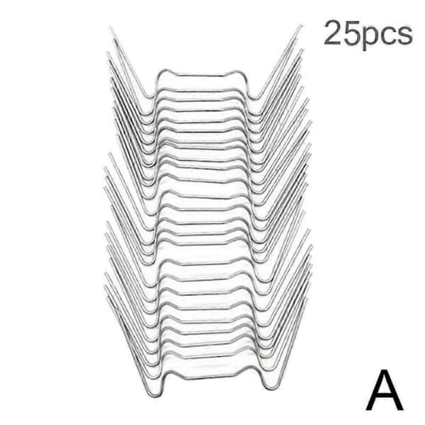 25-100X Rustfrit Stål W Drivhusglasclips Elite Drivhustrådclips 100 stk. 25pcs