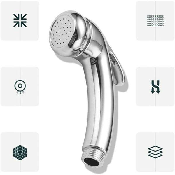 1 stk. 1/2\" ABS Brusehoved On/Off Justerbart Campingbruser Toilet
