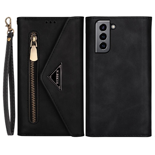 SKALO Samsung S22 Evelope Clutch 8-Fack - Svart Svart