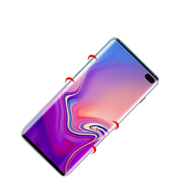 2-PAK, Galaxy S10 Plus, Skærmbeskytter, Gennemsigtig