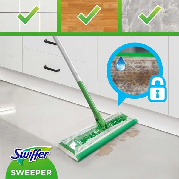 Sweeper Startkit 1, Puhdistusmoppi, kuiva & märkä