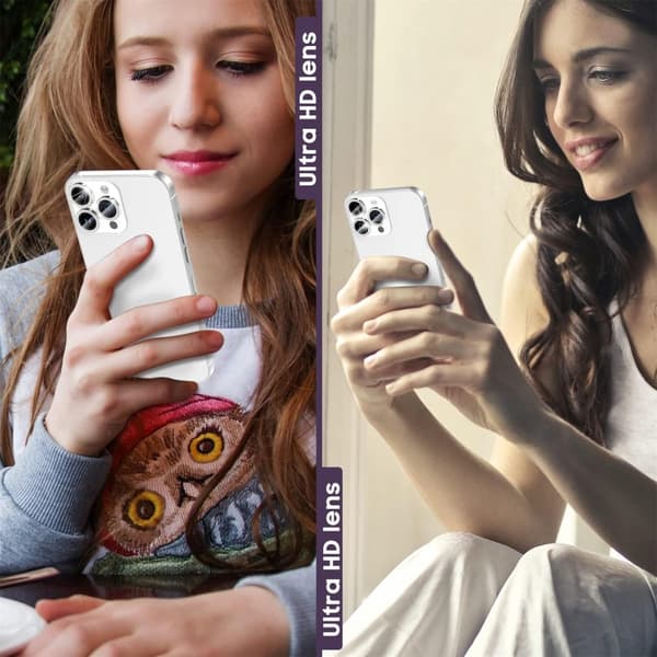 For iPhone 16 Pro 16 Pro Max Camera Lens Protector Tempered Glass+Metal Ring - Silver Silver