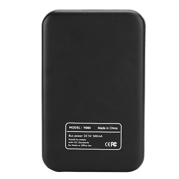 2.5in HDD Extern Mobil Hårddisk USB 3.0 Höghastighet för Stationär Bärbar Dator (500G)