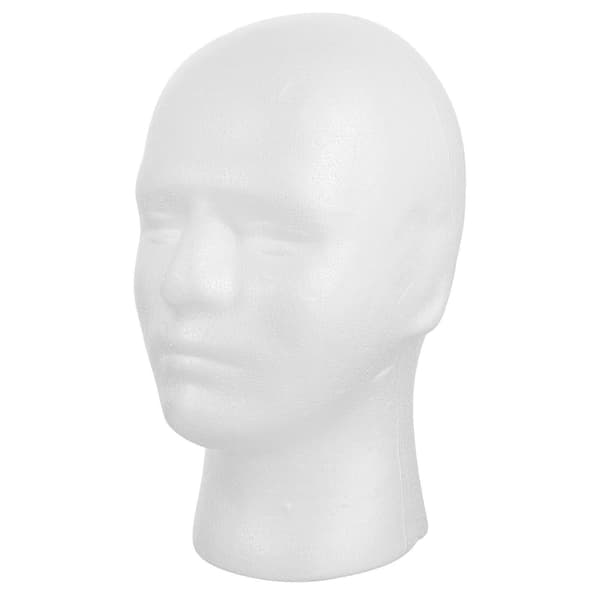 Mannequin Herrehode Modell Parykk Display Hode Modell Hatt Hode Modell for Utstilling