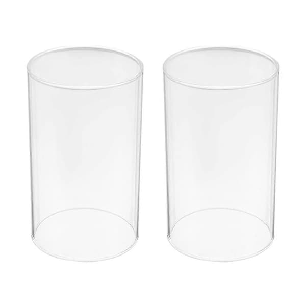 2st Desktop Ljuslock Dekorativa Glasdomer Hushållsglasclocher