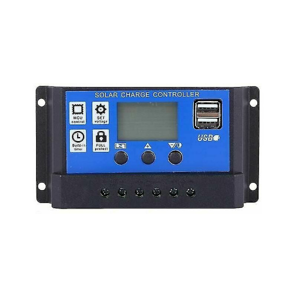200 Watt 200W Solpanel Kit med 12V LCD Solcellsregulator Båt Husbil Off Grid