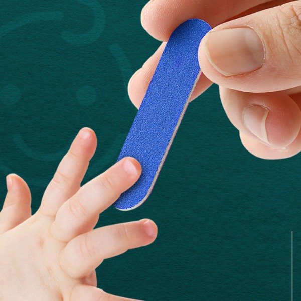 Mini nagelfilar, 100-pack 2 tum engångsbruk dubbelsidig Emery