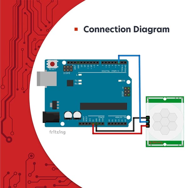 3 st HC-SR501 PIR Rörelsesensor Infraröd IR-sensor Människokroppsdetektormodul