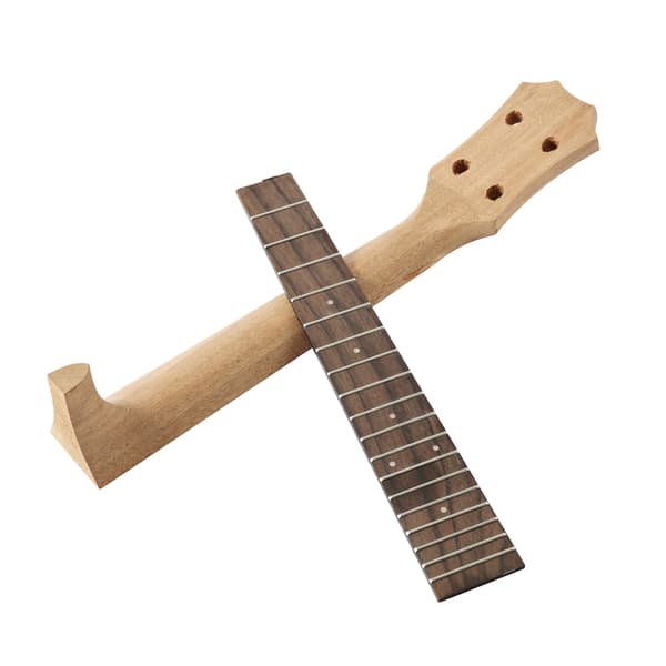 Ukulele Hals + Rosenträgreppbräda för Musikinstrument