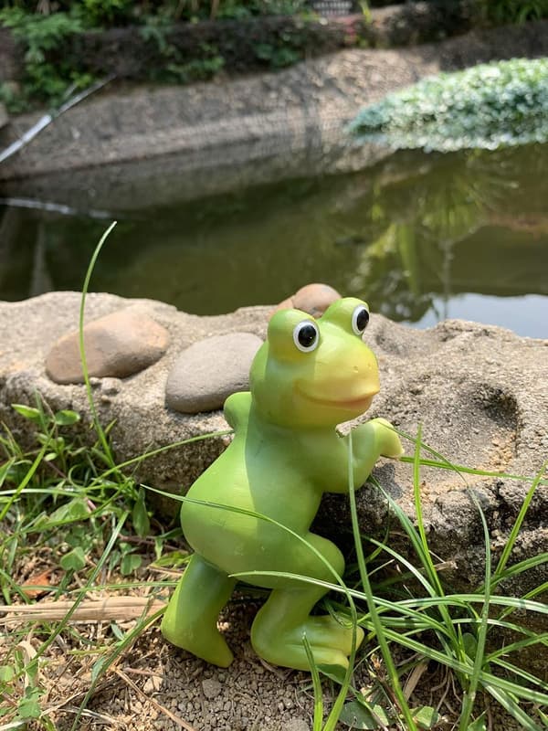 Inomhus Utomhus Staty Hängande Groda, Trädgård Mini Konst Dekor Figur