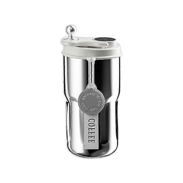 420ML Digital Smart Kaffe Isolationskop Rustfrit Stål Led Temperaturvisning Flaske Bil Køretøjskrus