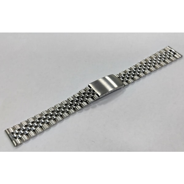 Jubileelänk rak ändbit rostfritt stål Silver 19mm