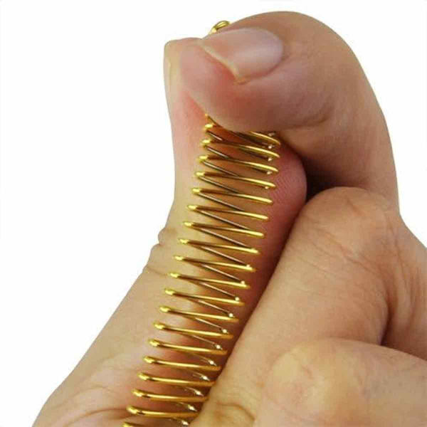 6 st Manschettknappar för män - Svart*2+Vit*2+Guld*2