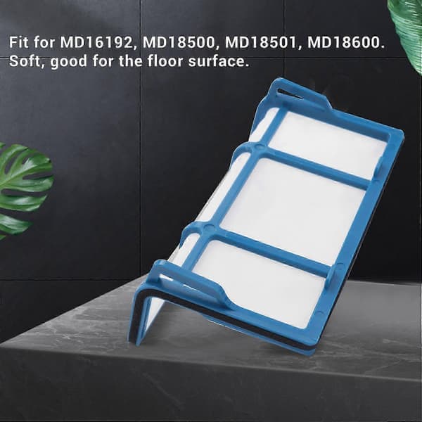 5 filtre + 10 sidebørster til 16192 18500 18501 18600 reservedele