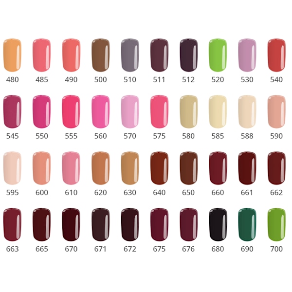 Gellack - Color IT - *345 8g UV-gel/LED grå