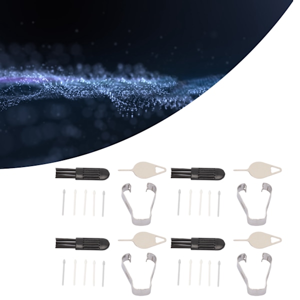 4 Set med Pennspetsar för Tab S8 Stylus Penna, Slitstark ABS, Enkel Installation för S8 Plus Ersättningsspetsar med Stift Pincetter Borstar
