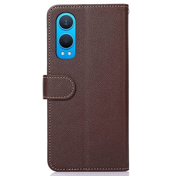 KHAZNEH OnePlus Nord CE4 Lite Plånboksfodral - Brun/Blå Brun