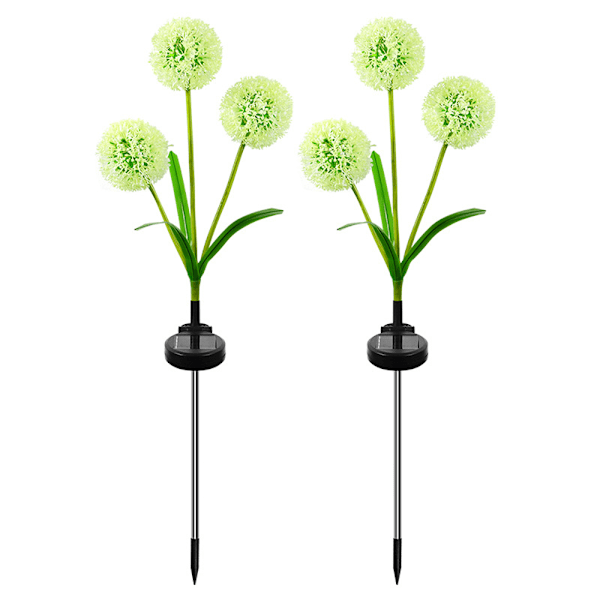 Solcellslampor för Trädgårdsdekoration, Färgskiftande Flerfärgade LED Solcellsdrivna Blomsterlampor med Lång Drifttid och Hållbarhet