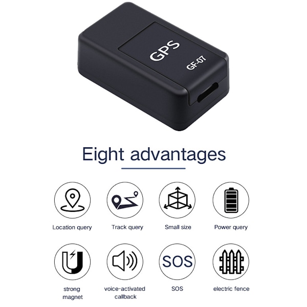 Realtidsplatsuppdateringar för din sinnesfrid, Mini Magnetisk GPS-tracker med Nödlarm för Snabb Respons